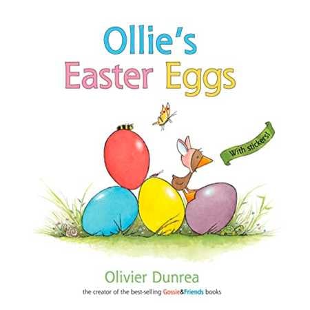 The cover of Ollie's Easter Eggs, a cute Easter book for toddlers.